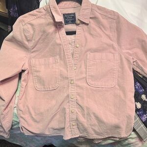 Abercrombie & Fitch Light Pink Casual Shirt